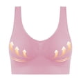 thumbnail image 4 of AherBiu 2pc Plus Size Sports Bras for Women Large Bust High Support Padded Bralettes Seamless Workout Underwear, 4 of 7