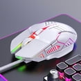 thumbnail image 4 of Cameland Wired Mouse Luminous Game E-Sports Mechanical Mute For Pc Tablet Desktop Computer Laptop, 4 of 6