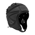 thumbnail image 3 of S SERENABLE Rugby Helmet Adjustable Shockproof Rugby Headguard for Playing Soccer Adults Black, 3 of 9