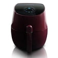thumbnail image 2 of MegaChef MCAI307 3.5 quart Airfryer and Multi-Cooker, Burgundy - 7 Pre-Programmed Settings, 2 of 5