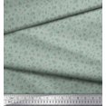 thumbnail image 3 of Soimoi Poly Georgette Fabric Cactus,Alarm Clock & Flamingo Shirting Printed Craft Fabric by The Yard 52 Inch Wide, 3 of 3