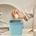 thumbnail image 1 of Desktop Trash Can, Small Wastebasket for Office Desk, Home Living Room, Car, Restaurant, Compact Storage Bin, Plastic Construction, Anti-Slip Base, 1 of 9