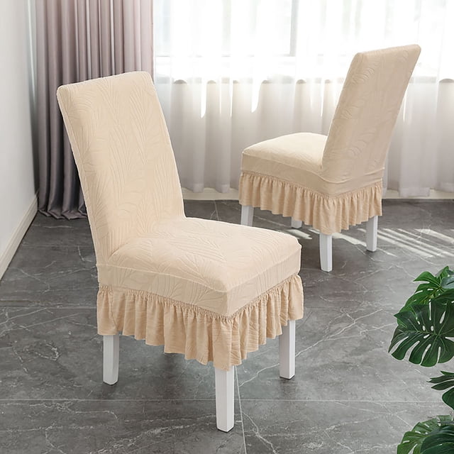 Jacquard Elastic Dining Chair Cover Universal Fit for Home Hotel Restaurant Furniture