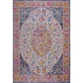 thumbnail image 1 of LaDole Rugs Florida Traditional Indoor/Outdoor Area Rug, Cream and Blue, 3'11' x 5'3', 1 of 6