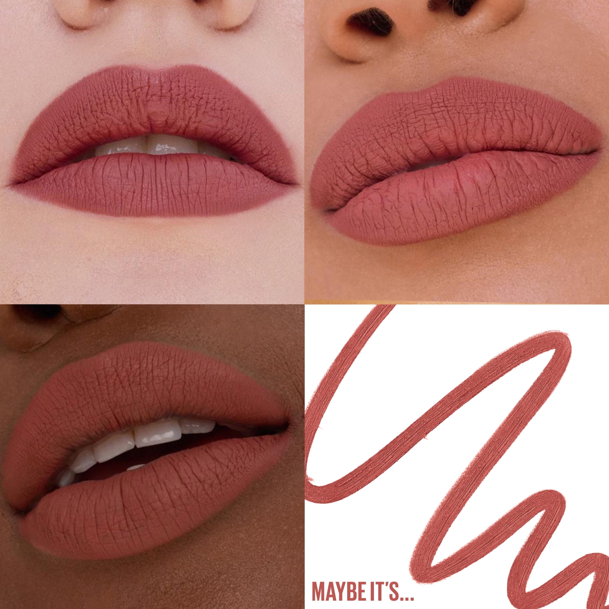 Traceur à lèvres Lifter Liner de Maybelline New York, longue tenue, application lisse et en douceur, acide hyaluronique,, maybe it's ,1.2 g