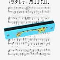 thumbnail image 1 of PVCS Harmonica Musical Instrument Wooden Cartoon Printing Double Rows 16 Holes For Kids Children Music Lover Gift for Kids, 1 of 3