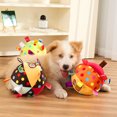 thumbnail image 4 of Pet Plush Football Toy, Interactive Sound Bell Pet Plush Football Molar Training  for Outdoor Type 1,Type 2,Type 3, 4 of 7