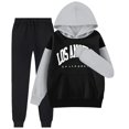 thumbnail image 4 of WEAIXIMIUNG Ensemble de Pantalon à Capuche à Manches Longues pour Enfants 10-11 Ans, 4 of 4