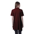 thumbnail image 4 of Moomaya Womens Half Sleeve Shrug Open Front Long Cardigan Lightweight Summer Fit, 4 of 7