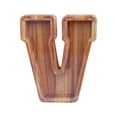 thumbnail image 1 of Wooden English Letter Savings Can with Transparent Glass Front for Coin Storage, 1 of 6