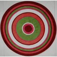 thumbnail image 1 of Tapis rond amusant pour enfant Concentrique 3 multicolore nylon, 1 of 2