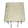thumbnail image 3 of Becaristey Car Pet Trunk Mat Rear Seat Back Pad Auto Car -Styling Accessories Khaki, 3 of 6
