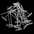 thumbnail image 3 of 100 Pcs Épingles en T Polyvalentes en Acier Plaqué avec Boîte de Rangement - 32 mm, 3 of 8