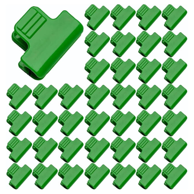 40PCS Greenhouse Clamp PP Material Threaded Handle Strong Grip for Film Shade Net Tunnel Garden Yard Farm Use