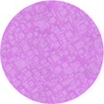 thumbnail image 1 of Ahgly Company Tapis Rond Lavable en Machine Intérieur Transitionnel Violet Violet, 5 Pieds Rond, 1 of 7