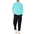 thumbnail image 2 of INSPIRE CHIC Men's Pullover Turtle Neck Long Sleeves Stretchy Slim Fit Tops, 2 of 5