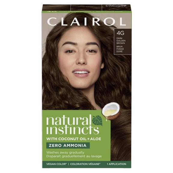 Clairol Natural Instincts Demi-Permanent Hair Color, Vegan Hair Dye, Made with coconut oil and aloe vera