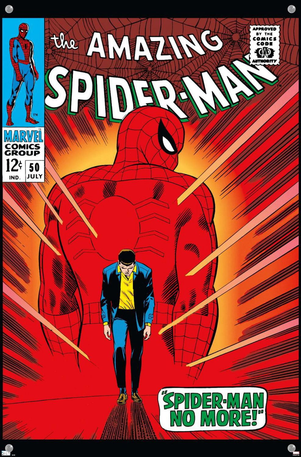 Marvel Comics - Amazing Spider-Man #50 Wall Poster, 22.375" x 34"