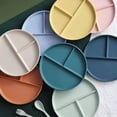 thumbnail image 5 of Oleegame Ensemble de Couverts en Acier Inoxydable 2 Pcs Assiettes en Blé pour Adultes Ensemble de Vaisselle Réutilisable Assiette Compartimentée pour Enfants Plateau à Salade en Plastique Bariatrique Plateau à Lunch Micro-Ondes et Lave-Vaisselle Vert, 5 of 5