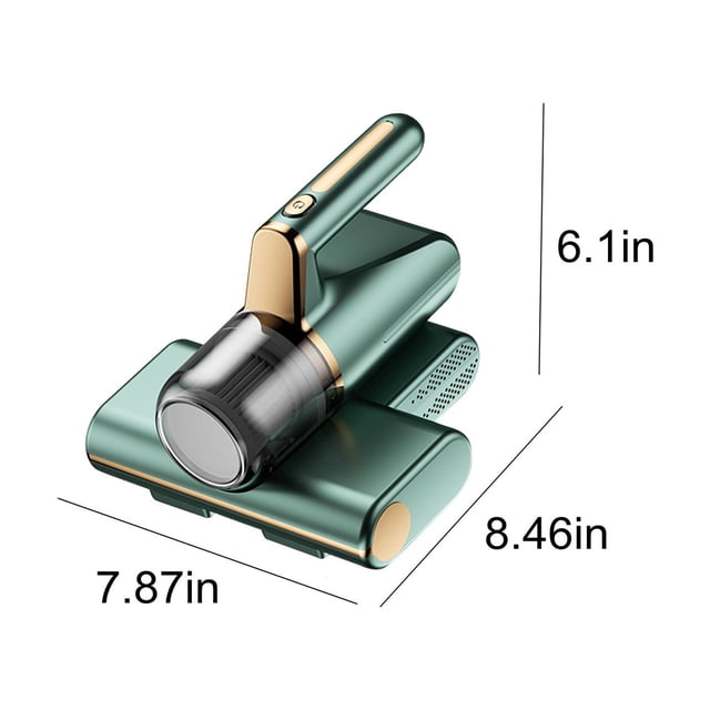 Bed Vacuum Cleaner, Mattress Vacuum Cleaner 8Kpa Handheld Deep Mattress Cleaner High-Frequency Double Beat, Suitable for Bedding, Sofa, Other Fabric Surfaces