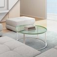 thumbnail image 4 of Dulles Glass 28 Inch Round 3/8 Inch Thick Tempered Glass Table Top, 4 of 6