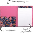 thumbnail image 4 of Pukka Pad , Bloom A4 Padfolio, Presse-Papiers de Rangement de Documents avec Chemise Intérieure et Bloc-Notes, 32 x 13,5 cm, Bleu, 4 of 5
