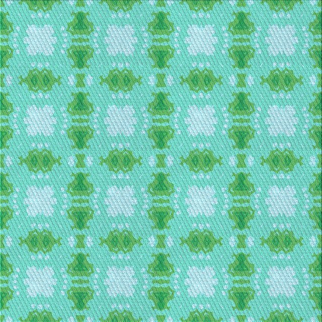 Ahgly Company Machine Washable Indoor Square Transitional Turquoise Green Area Rugs, 8' Square
