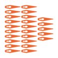 thumbnail image 3 of Lawn Mower Replacement Blades, Good Stability Plastic Trimming Blade  For Garden Devices Orange, 3 of 8