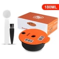 thumbnail image 1 of AMERTEER 180ml Reusable Coffee Capsule for Bosch-s Tassimo Machines with Detachable Filter Net Coffee Capsule Pod Anti-slip Coffee Pods with Readable Barcode Coffee Filter Capsule for Hom, 1 of 7
