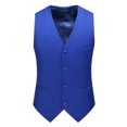 thumbnail image 1 of Birdeem Tank Top for Men Men Stripe Fashion Retro Have Pockets Single-Breasted V-Neck Tanks Tops Blouse, 1 of 1