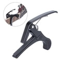 thumbnail image 1 of Heavy Duty Tuner Capo Quick Change Guitar Capo Professional for Guitar Ukulele 2pcs Black, 1 of 5
