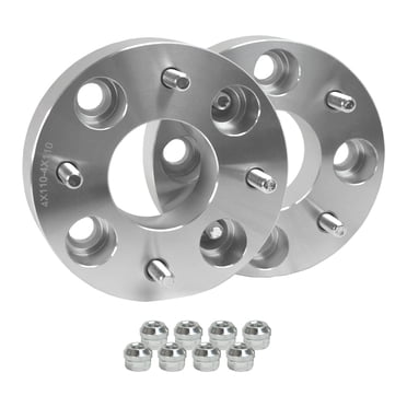 Rugged Entretoise de Roue avant / Arrière pour (2016-22) Peut Am / Honda Pionnier / Maverick / Talon, Alliage d'Aluminium, dans des Goujons à Haute Résistance Pressés à la Machine, Modèle de Boulon: 4 x 136 mm; Filetage: M12 x 1,5; Épaisseur: 1,5 "