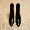 thumbnail image 4 of Styesk Bottes pour Femmes Bottes pour Femmes à Manches Courtes Bottes pour Femmes 2023 Nouvelles Bottes d'Hiver à Talon Pointu Mode Décontractée Polyvalente Bottes pour Femmes Bottes de Travail pour Femmes, 4 of 4