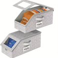 thumbnail image 2 of AMERTEER Multi-Purpose  Cap Storage Box  Large Stackable Design with Zipper Dustproof Closure & Foldable Feature for Home Organization – Ideal to Store Caps  Apparel  Toys and More in W, 2 of 5
