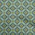 thumbnail image 1 of oneOone Silk Tabby Green Fabric Geometric Craft Projects Decor Fabric Printed by The Yard 42 Inch Wide, 1 of 4