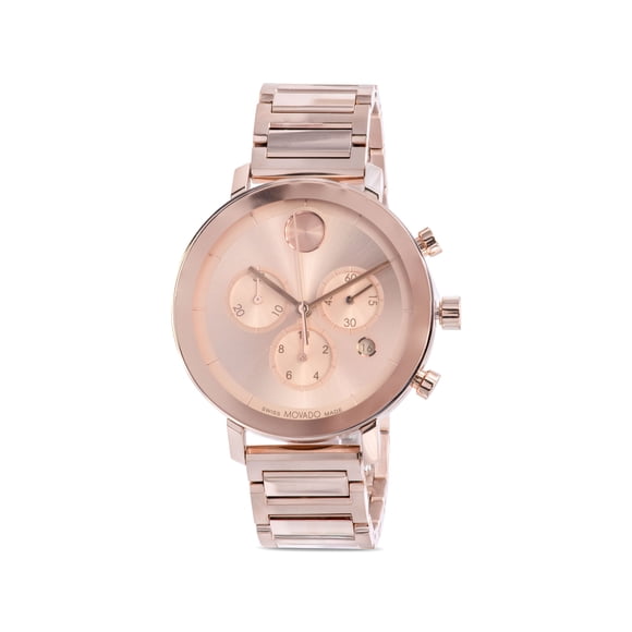 Movado Bold Evolution Montre pour Femme en Or Rose Plaquée Ionique 3600789