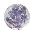 thumbnail image 1 of Youkk Decorative Dreamball With Flower Creating Enchanting Atmosphere Resin Gift Hydrangea purple 8cm 1Set, 1 of 6