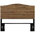 thumbnail image 1 of Pemberly Row Coastal Wood Queen Panel Headboard in Brown/Black, 1 of 5