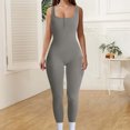 thumbnail image 1 of Mefallenssiah Spring and Fall Tight Waistband Sleeveless Neck Long Jumpsuit, 1 of 6