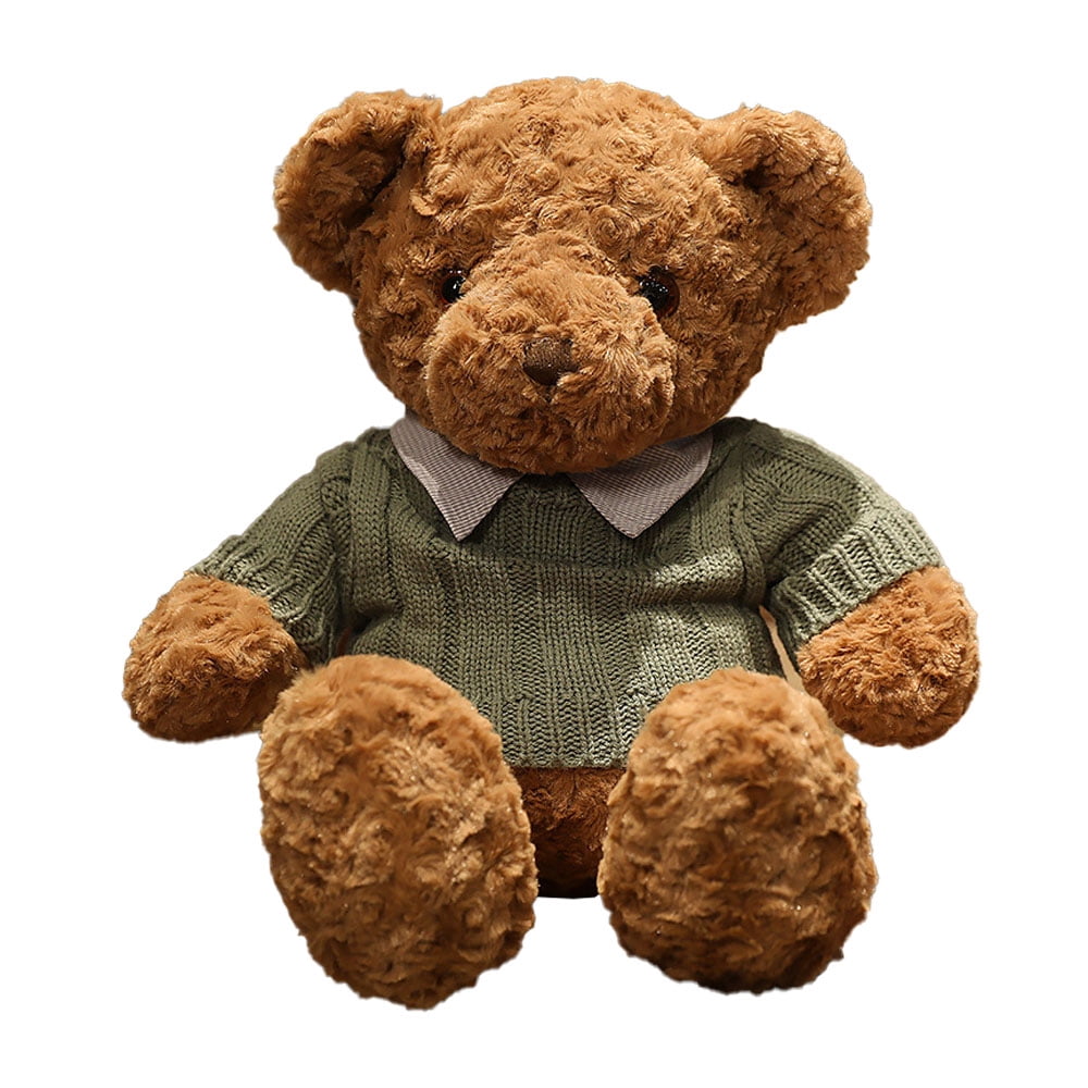 Teddy Bear Doll Plush Toy Soft Cuddle Bear with Sweater Stuffed Animal Gift for Kids and Adults 19.6 Inch