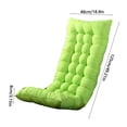 thumbnail image 3 of Dvkptbk Rocking Chair Cushion, Tufted Tatami Seat Cushion & High Back Pillow for Home Office Computer Chair Cushion Non-Slip Breathable Patio Chair Pad for Indoor and Outdoor, Green, 3 of 6