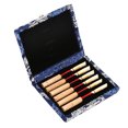thumbnail image 3 of Reed Box Oboe Reeds Case, Oboe Reed Case, Jewelry Wooden + Silk Cloth Cover Reed Case Clarinet And Saxophone For 6pcs Oboe Reeds For Prevent Reeds From Moisture, 3 of 8
