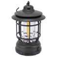 thumbnail image 1 of Camping Lantern, Portable LED Camping Lantern COB Wick Light Source Hangable Hook Design ABS Material  For Tent For Outdoor Black, 1 of 8