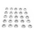 thumbnail image 2 of 25Pcs Écrou à Bride Écrous en Acier Inoxydable à Effet de Serre Fournitures Accessoires Écrous Assortiment Kit, 2 of 8