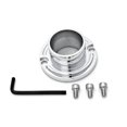 thumbnail image 1 of Krator ATV Exhaust Tip Muffler Power Polished Chrome Compatible with Yamaha Raptor 50 (All Years), 1 of 1