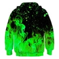 thumbnail image 3 of RXIRUCGD Chemise pour Enfants à Manches Longues T-shirt à Motif Imprimé Col Rond Cool Garçon Chandail à Capuchon ( Vert, Taille : 4 Ans ), 3 of 3