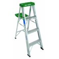 thumbnail image 2 of Werner 354 stepladders, 4 feet, Green,red, 2 of 3