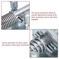 thumbnail image 4 of Unique Bargains Barrel Bolt Latch, 1 Pack 12x165mm - Carbon Steel Galvanized Spring Loaded Gate Latch Pin for Door (Silver), 4 of 5