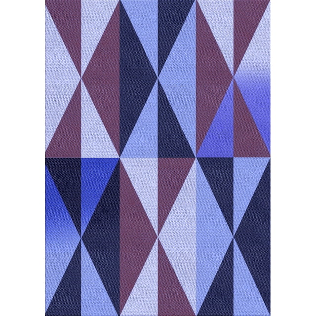 Ahgly Tapis Rectangulaire Lavable en Machine Intérieur Transitionnel Bleu Ciel, 7 Pieds x 10 Pieds