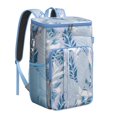 thumbnail image 1 of Tropical Jungle Leaves Soft Cooler Bag - 20L, Keeps Contents Cold/Hot 20 Hours, Perfect for Camping, 1 of 2